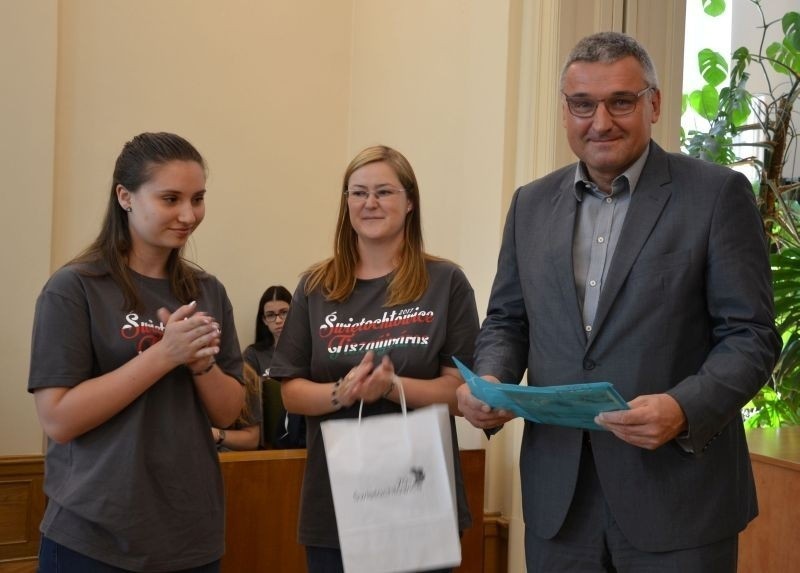 Młodzież z Węgier z wizytą w Świętochłowicach