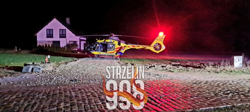 Akcja służb pod Wrocławiem. Lądowało LPR, by udzielić pomocy umierającej kobiecie