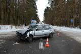 Kierowca z gminy Chojnice był tak pijany, że w alkomacie zabrakło skali. Spowodował wypadek