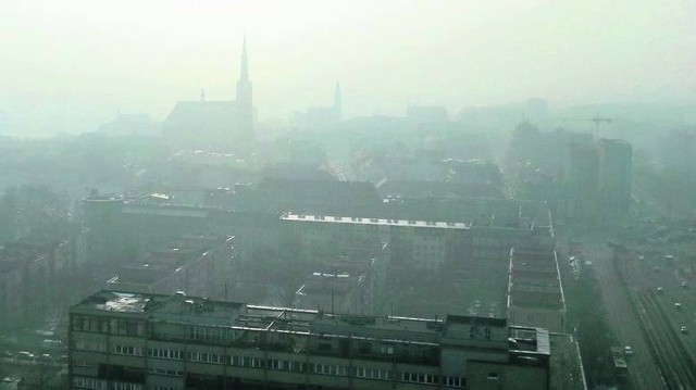 Przekroczenie poziomu pyłu w Szczecinie