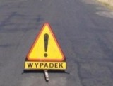 Wypadek ciągnika i seata w Wyszmontowie