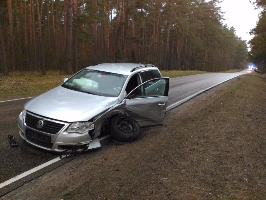 Wypadek na drodze Małkinia - Ostrów