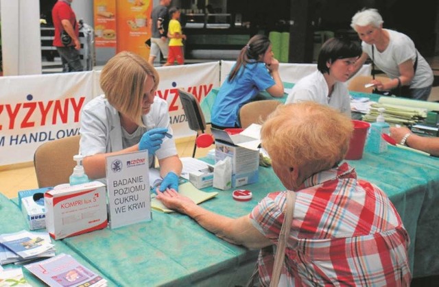 Na profilaktyczne badania przyszli głównie seniorzy