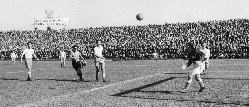 Październik 1935 r., mecz w Warszawie