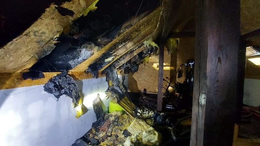 W Krzepicach, w sobotę 22 maja, spalił się garaż i...