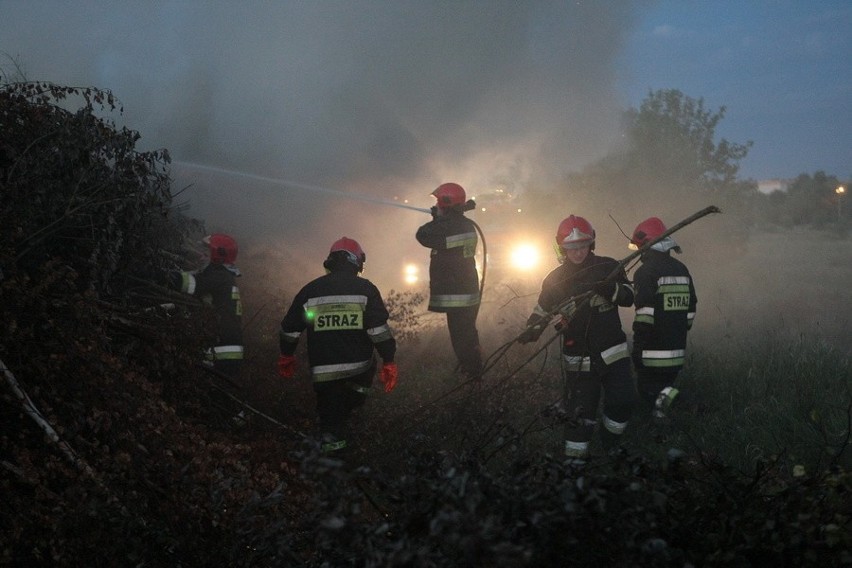 Pożar przy ul. Zaborowskiej