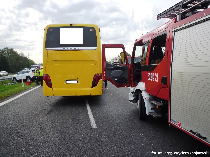 Zablokowana autostrada A4 i zjazd z S1 po wypadku