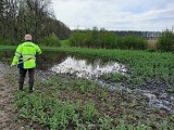 Pobrano próbki po pożarze składowiska opon. Woda po gaszeniu skaziła teren? Wkrótce poznamy wyniki