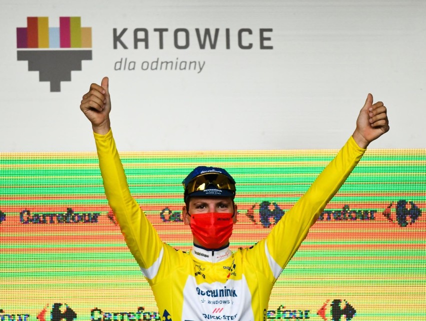 Na 6. etapie Tour de Pologne w Katowicach kolarze...