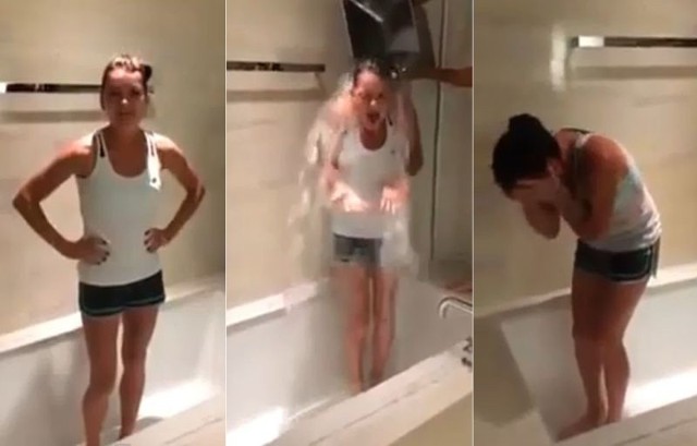 Agnieszka Radwańska pozwoliła się oblać zimną wodą i rzuciła wyzwanie innym. Wszystko to w szczytnym celu w ramach akcji  Ice Bucket Challenge.