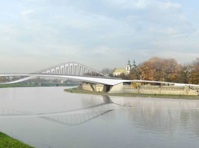 Budowa kładki pieszo-rowerowej Kazimierz-Ludwinów w Krakowie otrzyma dofinansowanie w kwocie 65 mln zł.