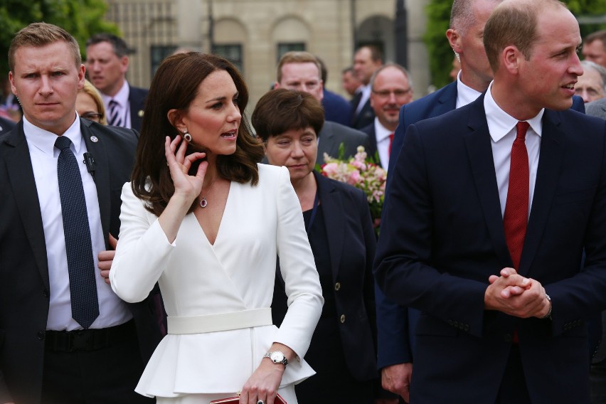 Książę William i Kate Middleton w Warszawie [ZDJĘCIA] Spotkanie z parą prezydencką i warszawiakami