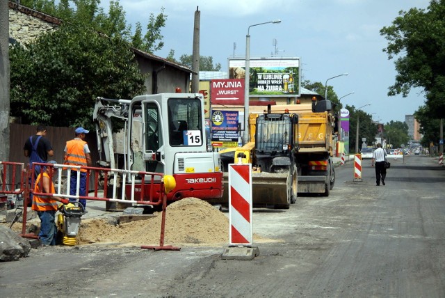 Remont ul. Łęczyńskiej: Będzie dodatkowe oznakowanie objazdów