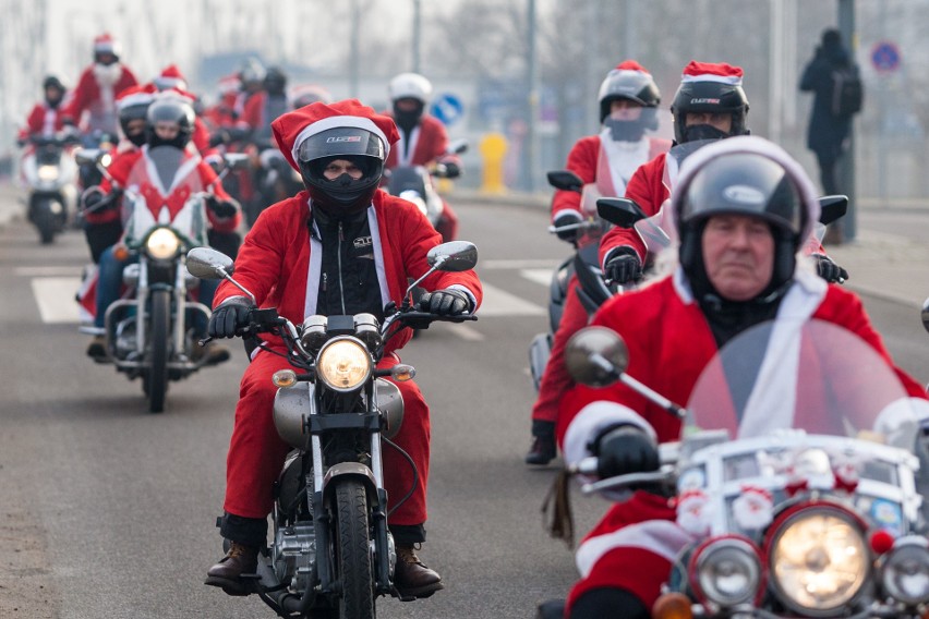 Mikołaje na motocyklach w Trójmieście, 1 grudnia 2018