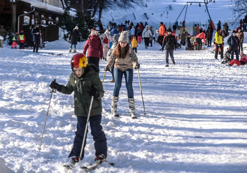 Zimowe szaleństwo na Łysej Górze 13.02.2021 r.