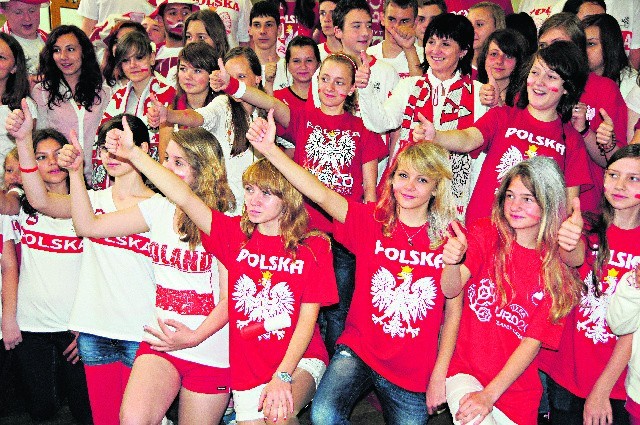 Uczniowie Gimnazjum nr 41 już gotowi na mistrzostwa Europy.