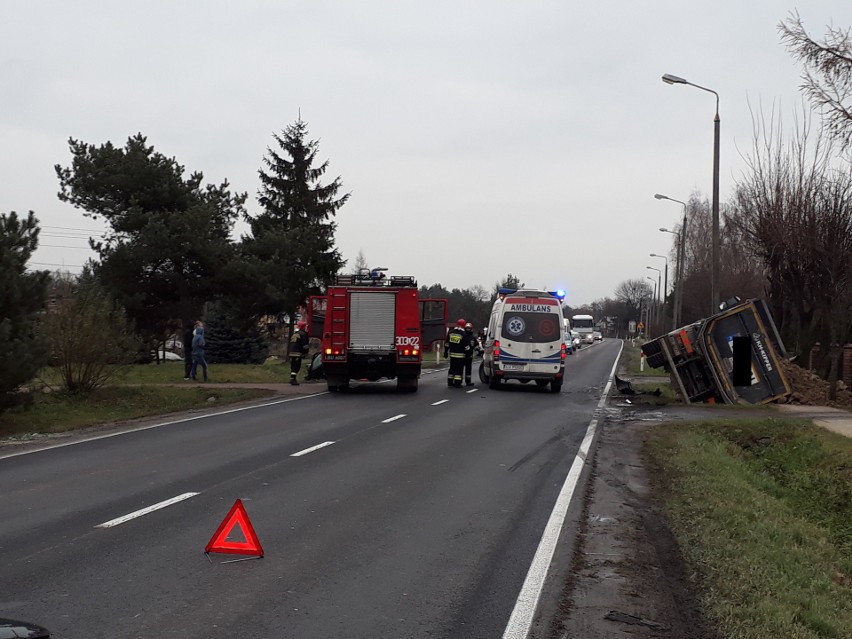 Wypadek w Wólce. Trasa Lublin - Łęczna zablokowana