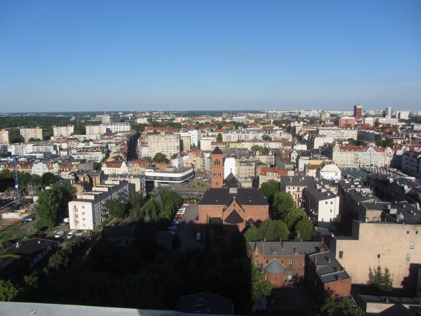 Poznań z góry. Panorama miasta z Nobel Tower
