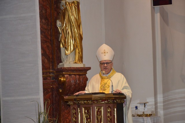 Wielkoczwartkowej liturgii przewodniczył biskup Andrzej Czaja.