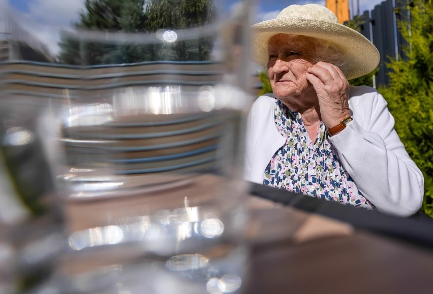 Irena Gajewska, 93-letnia wegetarianka, rezydentka domu...