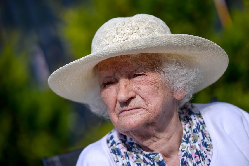 Irena Gajewska, 93-letnia wegetarianka, rezydentka domu...