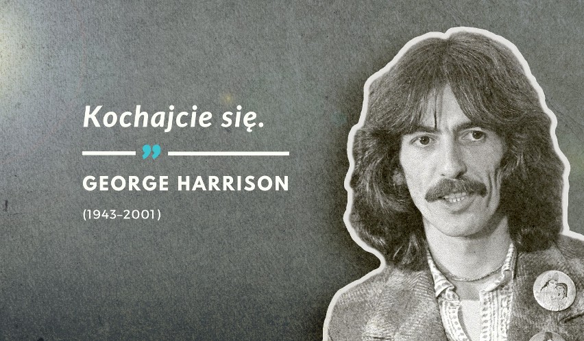 Słowa, które Harrison pozostawił swojej rodzinie dnia 29...