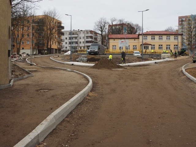 W Koszalinie trwają prace przy przebudowie ulicy Podgórnej i placu Kilińskiego.