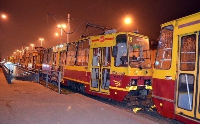 Zderzenie tramwajów na ul. Limanowskiego.