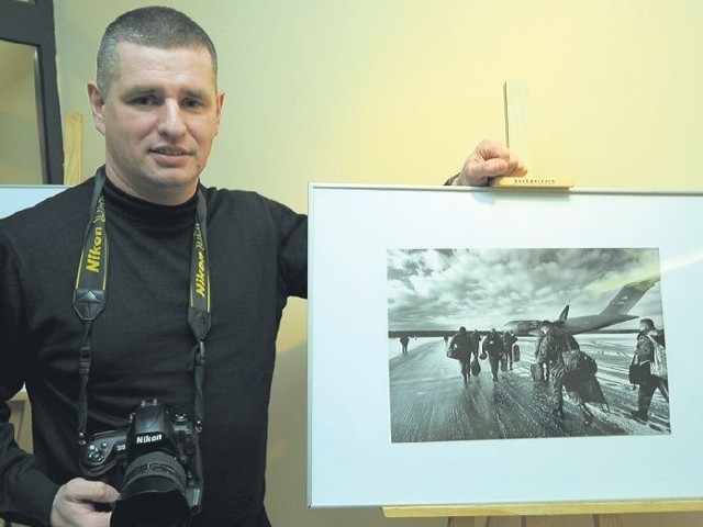 Marcin Bielecki, fotoreporter "Głosu Szczecińskiego"