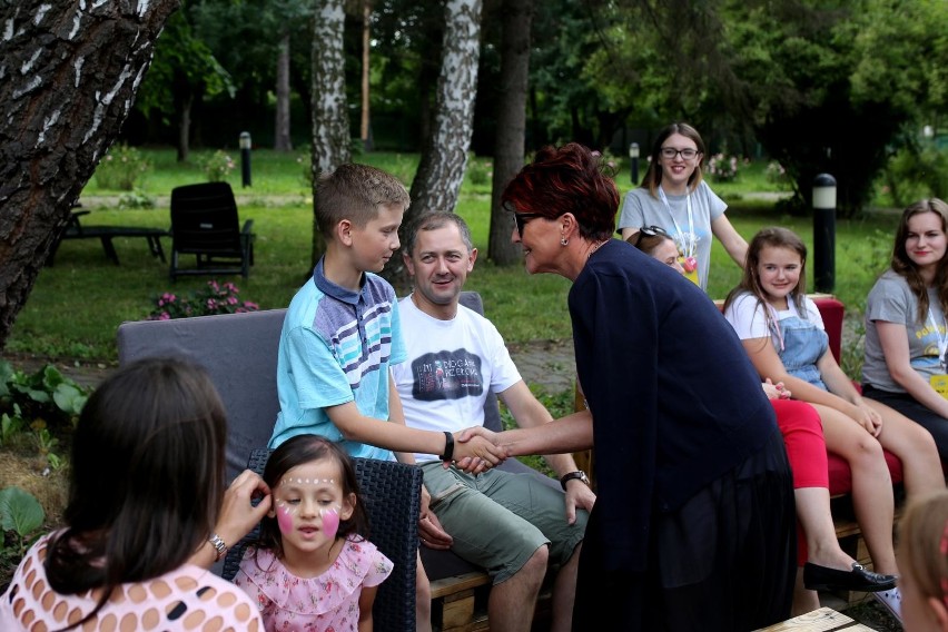 Jolanta Kwaśniewska pojawiła się w krakowskim Centrum...