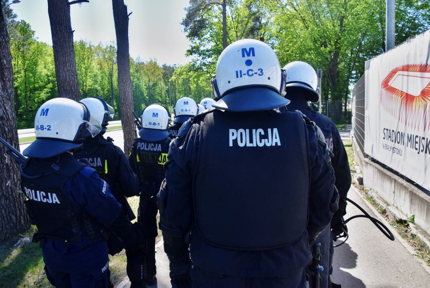 Jagiellonia Białystok - Legia Warszawa 6.05.2018. Kibice...