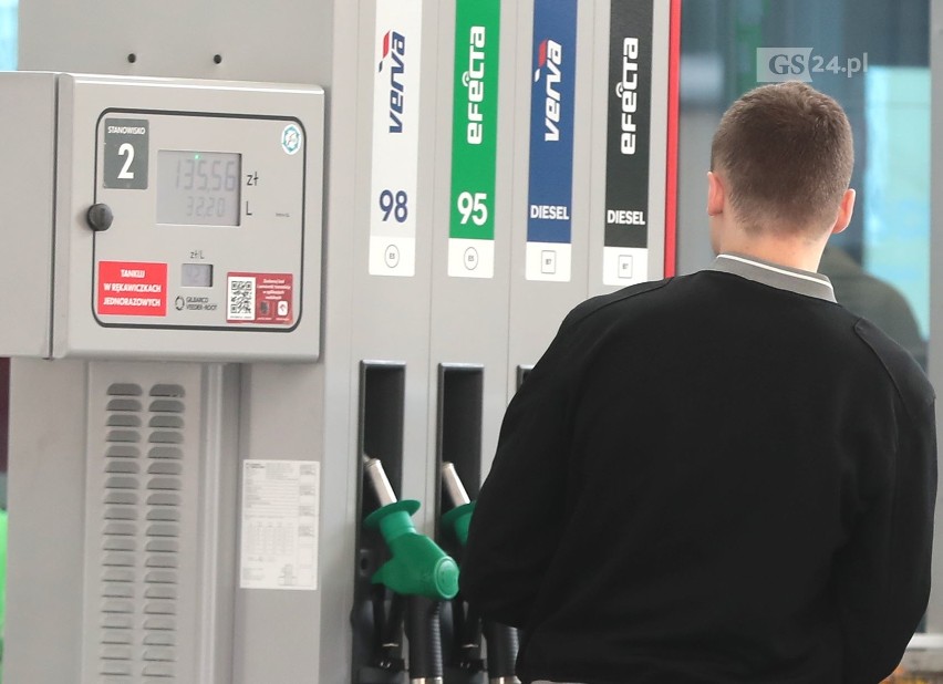 Ceny paliw w Szczecinie i regionie już nie są najwyższe w Polsce. Spadliśmy na trzecie miejsce! 