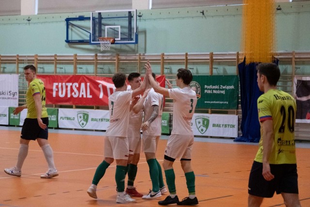 Futbalo - Futsal Szczecin 6:2. To już piąte zwycięstwo białostoczan w tym roku.