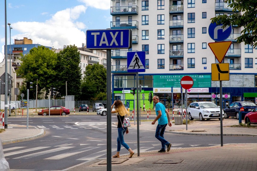 Wraz z budową sygnalizacji świetlnej, zmieniła się...