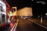 Tragiczny wypadek na DK 11 pod Sierakowem: Zginął 69-latek w zderzeniu ciężarówki i fiata palio