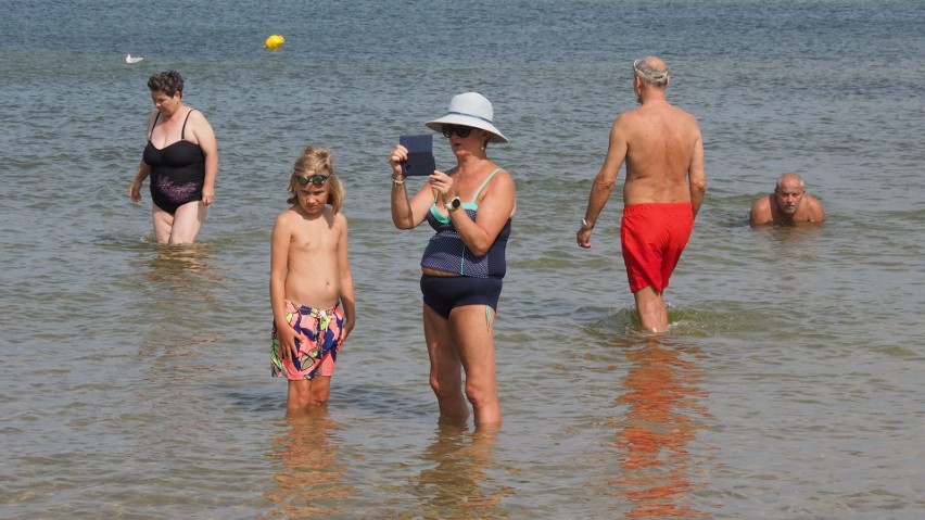 Zobaczcie, jak we wtorkowe południe wyglądała plaża...