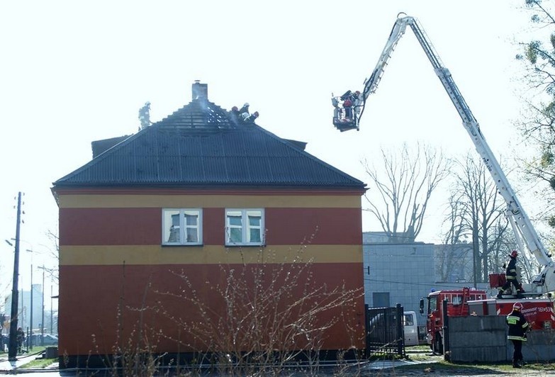 Pożar w Zakładzie Usług Komunalnych w Koluszkach [zdjęcia]