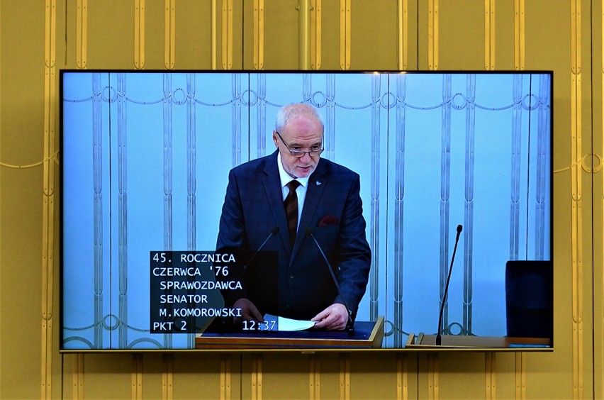 Senat podjął uchwałę i upamiętnił Radomski Czerwiec'76