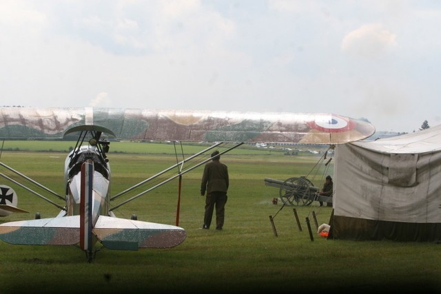 Pojedynek lotników (dogfight) z czasów I wojny światowej i...