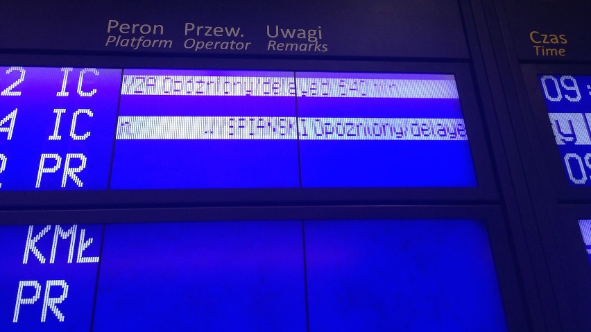 Pociąg do Krakowa opóźniony o ponad 800 minut [WIDEO]