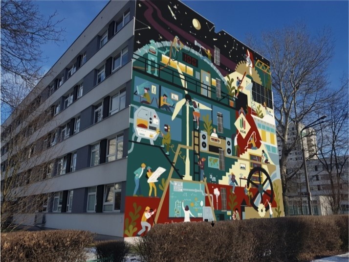 Kraków. Ruszyło głosowanie w konkursie na mural z okazji 100-lecia Akademii Górniczo-Hutniczej 