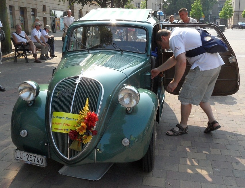 Topolino - parada fiatów w Tychach