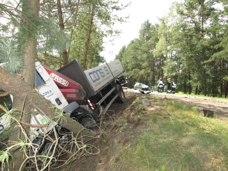 Do wypadku na drodze krajowej nr 57 w miejscowości Goski-...