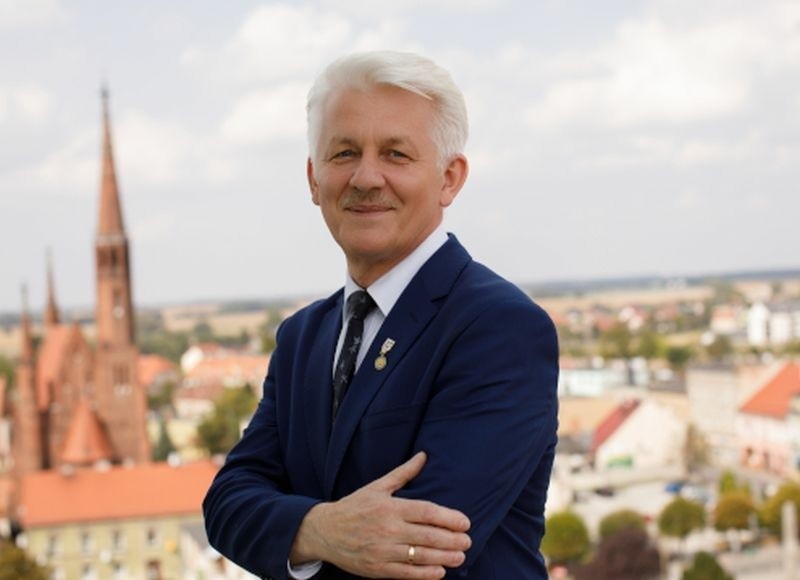 Obecny burmistrz Wołczyna Jan Leszek Wiącek będzie się...