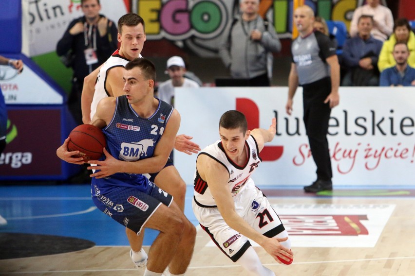 Czerwono-czarna sobota. Zwycięstwo koszykarzy TBV Startu Lublin z BM Slam Stalą Ostrów Wlkp. 88:83