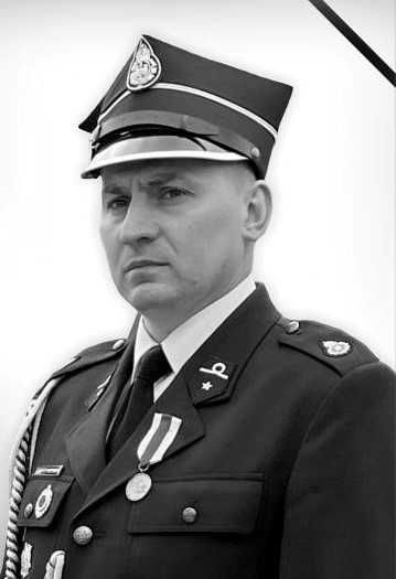 Konrad Kozyra, strażak z OSP Jerzmanowice, gospodarz remizy