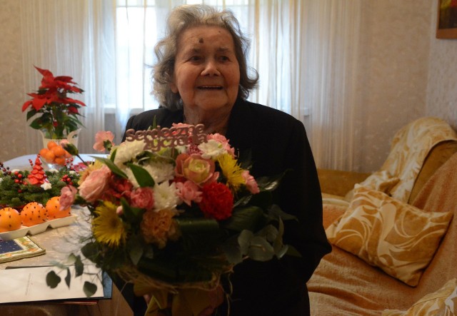 Janina Szymańska z Radomia 22 grudnia obchodziła 100 urodziny.