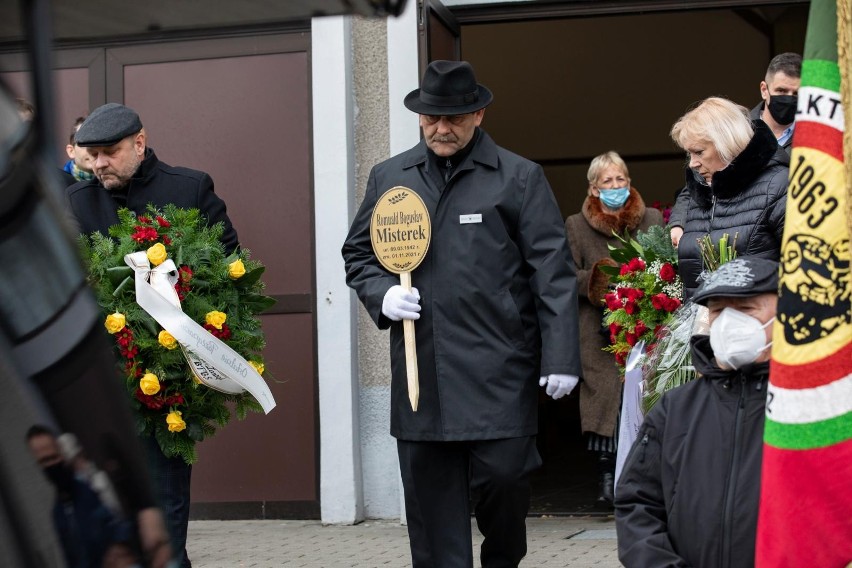 Uroczystość pogrzebowa Romualda Misterka odbyła się na...