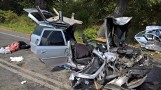 Kozłówka: Kierowca z Bułgarii uciekał przed policją. Wpadł na mercedesa. Są ranni