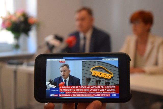 Poniedziałkowa konferencja z Gorzowa była transmitowana na całą Polskę.